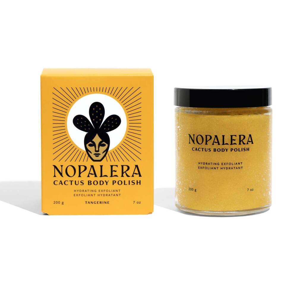 NEW NOPALERA women's cactus body polish - 7 oz in tangerine